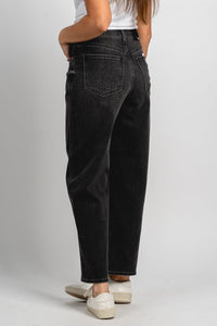 Daze westward high rise barrel jeans night life | Lush Fashion Lounge: boutique women's jeans, fashion jeans for women, affordable fashion jeans, cute boutique jeans