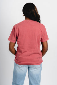 OU OU Sooners gault comfort colors t-shirt crimson T-shirt | Lush Fashion Lounge Trendy Oklahoma University Sooners Apparel & Cute Gameday T-Shirts