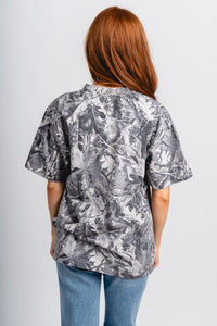 OU OU Sooners camo tee black/white T-shirt | Lush Fashion Lounge Trendy Oklahoma University Sooners Apparel & Cute Gameday T-Shirts