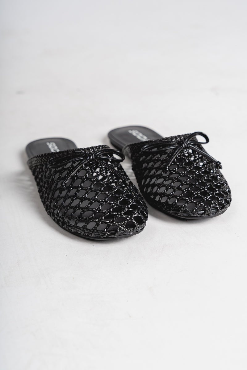 Dexter mesh slides black - Trendy shoes - Cute Vacation Collection at Lush Fashion Lounge Boutique in Oklahoma City
