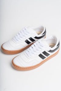 Miel sporty sneaker white/black - Affordable shoes - Boutique Shoes at Lush Fashion Lounge Boutique in Oklahoma City