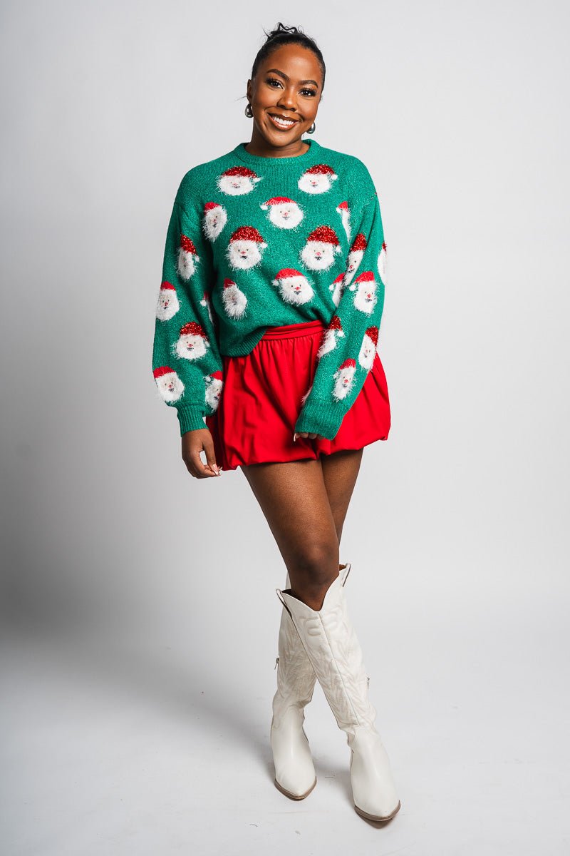 Santa Claus sweater green