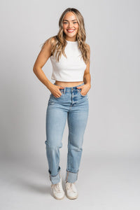 Daze Sundaze high rise straight jeans fate | Lush Fashion Lounge: boutique women's jeans, fashion jeans for women, affordable fashion jeans, cute boutique jeans