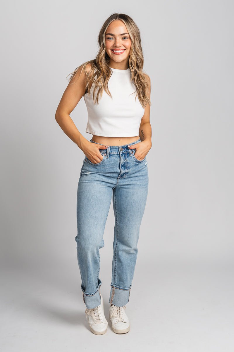 Daze Sundaze high rise straight jeans fate | Lush Fashion Lounge: boutique women's jeans, fashion jeans for women, affordable fashion jeans, cute boutique jeans