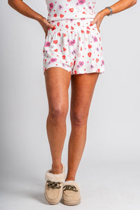 Z Supply Dawn Valentine day shorts vanilla ice - Z Supply Shorts - Z Supply Tops, Dresses, Tanks, Tees, Cardigans, Joggers and Loungewear at Lush Fashion Lounge