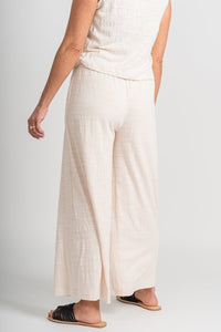 Z Supply Scout textured pants whisper white - Z Supply Pants - Z Supply Apparel at Lush Fashion Lounge Trendy Boutique Oklahoma City