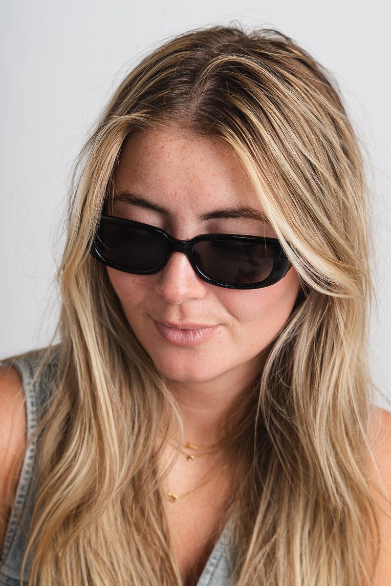 Otra Backstreet sunglasses black/smoke - Cute Sunglasses - Trendy Glasses at Lush Fashion Lounge Boutique in Oklahoma