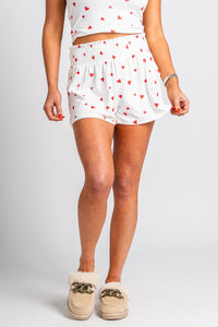 Z Supply Dawn heart shorts rendezvous - Z Supply Shorts - Z Supply Tops, Dresses, Tanks, Tees, Cardigans, Joggers and Loungewear at Lush Fashion Lounge