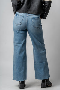 Hidden Logan high rise dad jeans medium light | Lush Fashion Lounge: boutique women's jeans, fashion jeans for women, affordable fashion jeans, cute boutique jeans