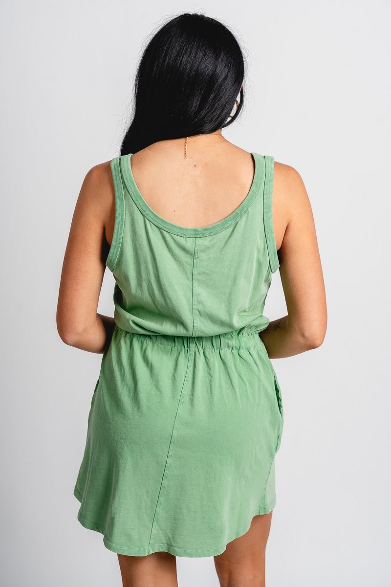 Z Supply Keegan denim dress lawn - Z Supply dress - Z Supply Fashion at Lush Fashion Lounge Trendy Boutique Oklahoma City