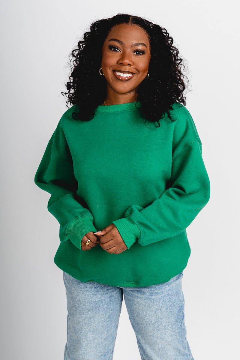 Oversized sweatshirt green