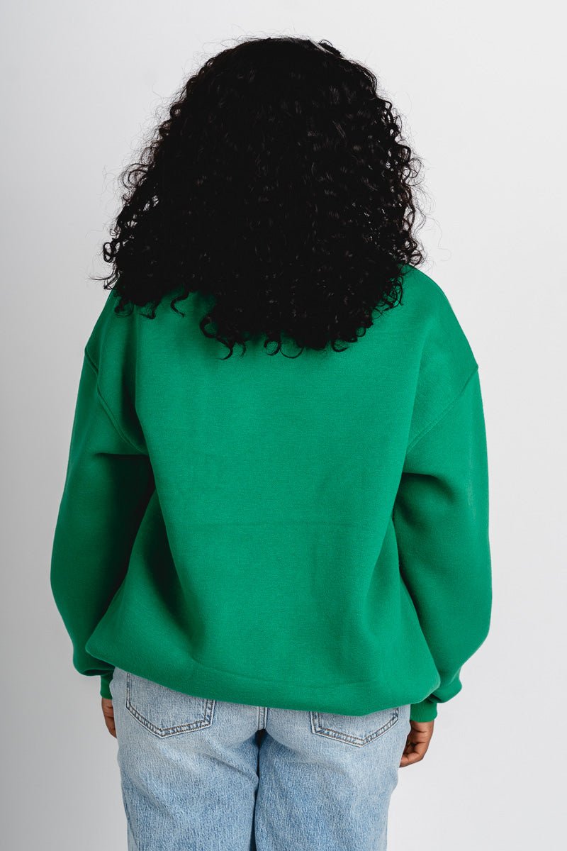 Oversized sweatshirt green