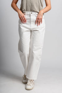 Daze Westward barrel jeans swan | Lush Fashion Lounge: boutique women's jeans, fashion jeans for women, affordable fashion jeans, cute boutique jeans