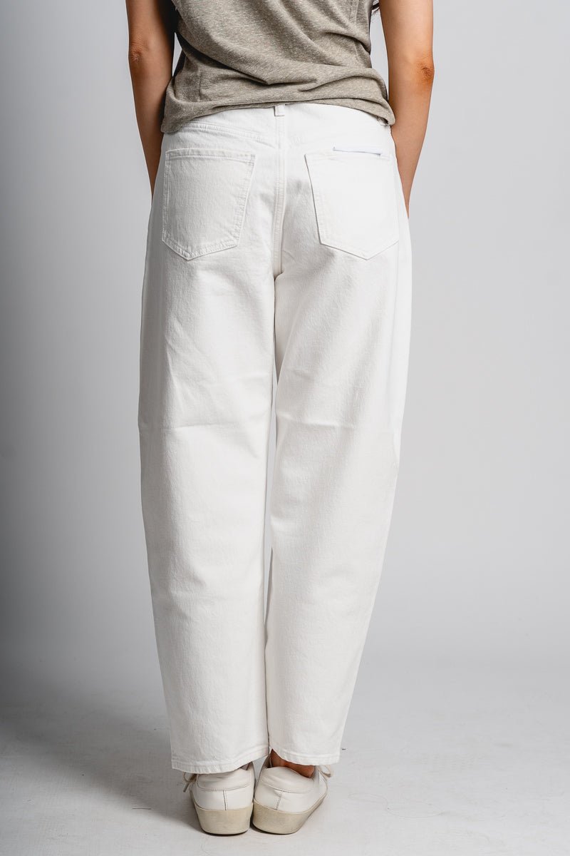 Daze Westward barrel jeans swan | Lush Fashion Lounge: boutique women's jeans, fashion jeans for women, affordable fashion jeans, cute boutique jeans