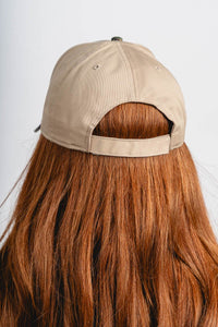 OKLA two tone camo hat khaki/camo - Trendy Gifts at Lush Fashion Lounge Boutique in Oklahoma City