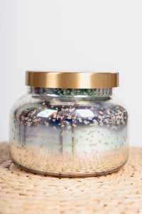 Capri Blue volcano scent 19oz candle mercury iridescent - Trendy Candles and Scents at Lush Fashion Lounge Boutique in Oklahoma City