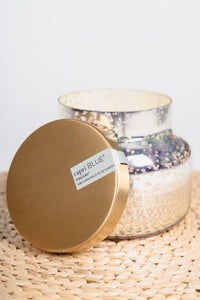 Capri Blue volcano scent 19oz candle mercury iridescent - Trendy Candles and Scents at Lush Fashion Lounge Boutique in Oklahoma City