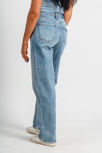 Daze city straight high rise jeans be mine vintage | Lush Fashion Lounge: boutique women's jeans, fashion jeans for women, affordable fashion jeans, cute boutique jeans