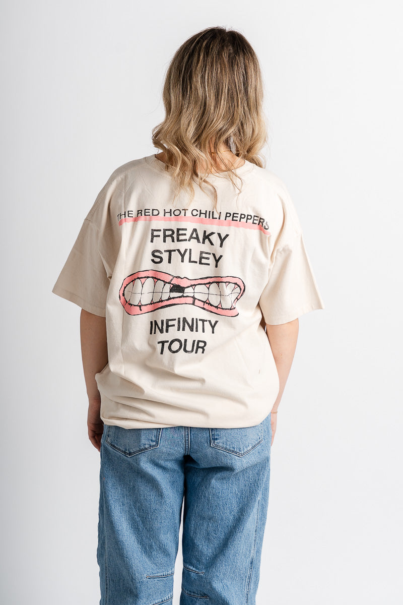 DayDreamer Red Hot Chili Peppers freaky tee dirty white