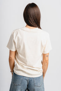 Dugout moms social club t-shirt natural - Stylish T-shirt - Trendy Mom Gift Ideas at Lush Fashion Lounge in Oklahoma