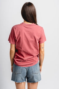 OU OU Sooners camo gault comfort colors t-shirt crimson T-shirt | Lush Fashion Lounge Trendy Oklahoma University Sooners Apparel & Cute Gameday T-Shirts