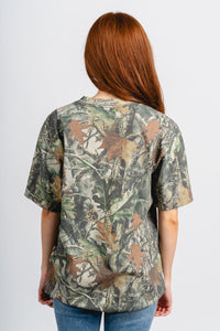 OSU OSU Cowboys camo tee green camo T-shirt | Lush Fashion Lounge Trendy Oklahoma State Cowboys Apparel & Cute Gameday T-Shirts