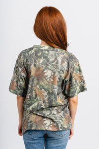 OU OU Sooners camo tee green camo T-shirt | Lush Fashion Lounge Trendy Oklahoma University Sooners Apparel & Cute Gameday T-Shirts