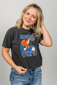 OKC SGA King of OKC crop t-shirt - Trendy OKC Apparel at Lush Fashion Lounge Boutique in Oklahoma City