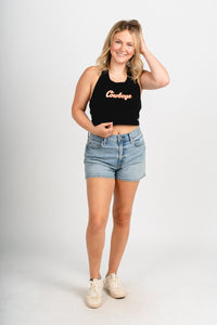 OSU OSU Cowboys tailgate halter top black halter top | Lush Fashion Lounge Trendy Oklahoma State Cowboys Apparel & Cute Gameday T-Shirts