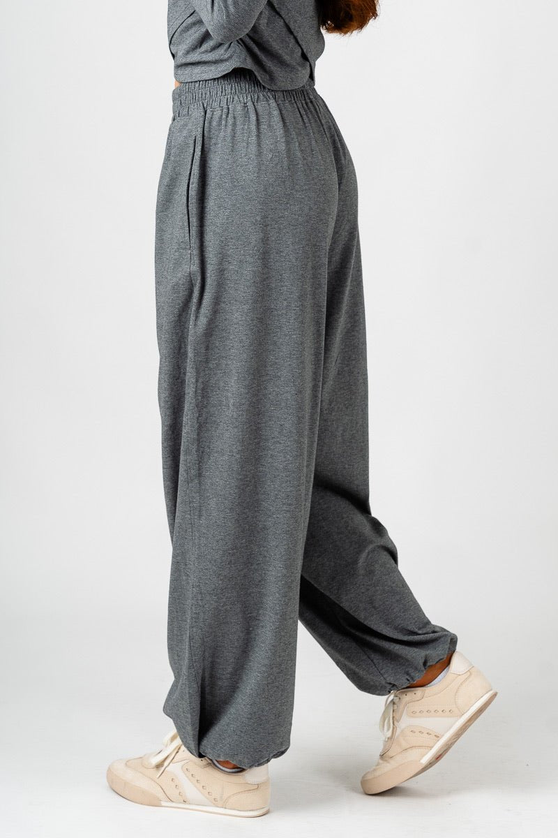 Balloon joggers charcoal