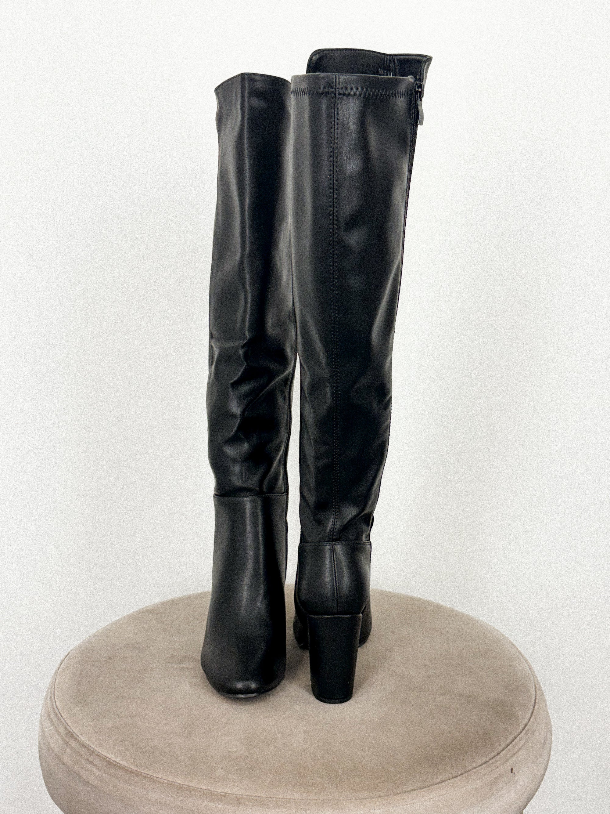 Whisky knee high boots black