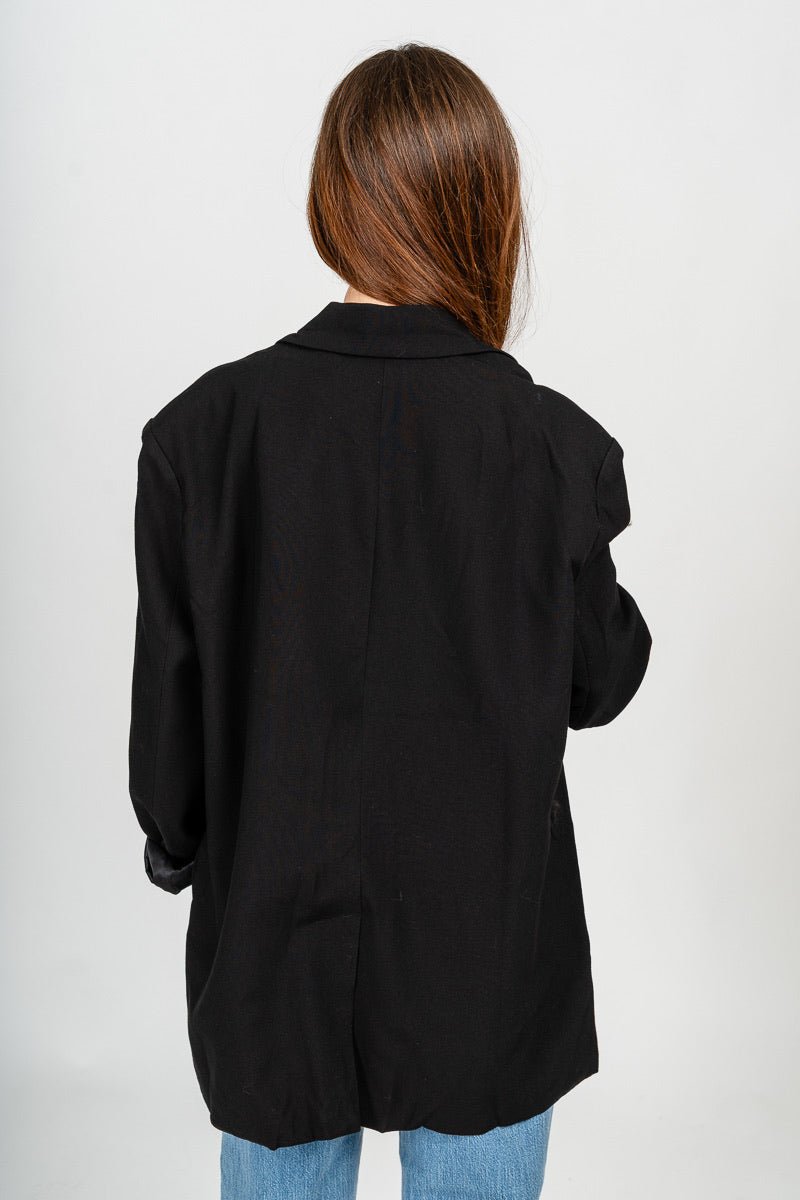 Oversized blazer black