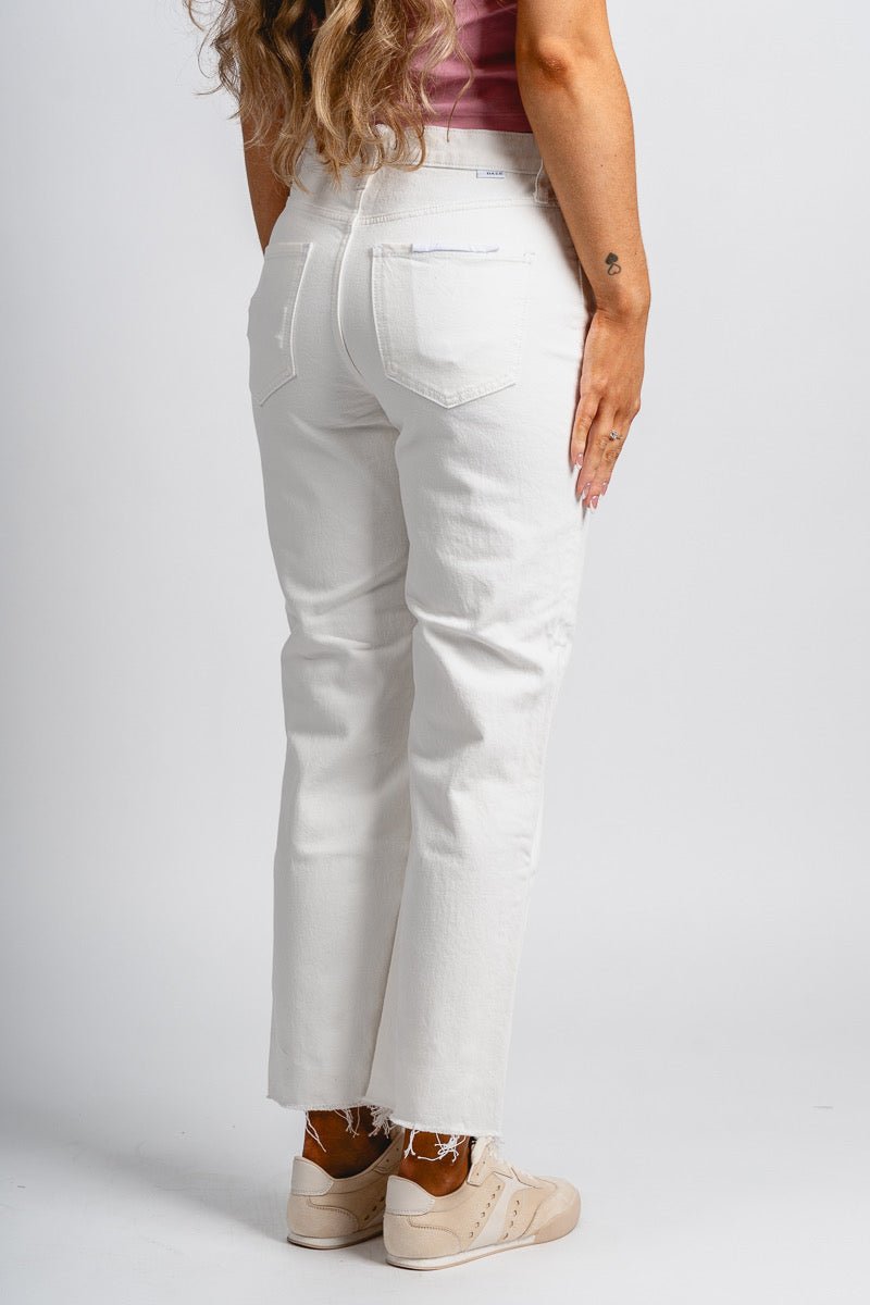 Daze Sundaze high rise crop jeans swan | Lush Fashion Lounge: boutique women's jeans, fashion jeans for women, affordable fashion jeans, cute boutique jeans