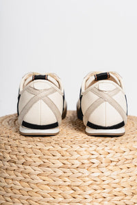 Polly criss cross sneaker off white - Affordable shoes - Boutique Shoes at Lush Fashion Lounge Boutique in Oklahoma City