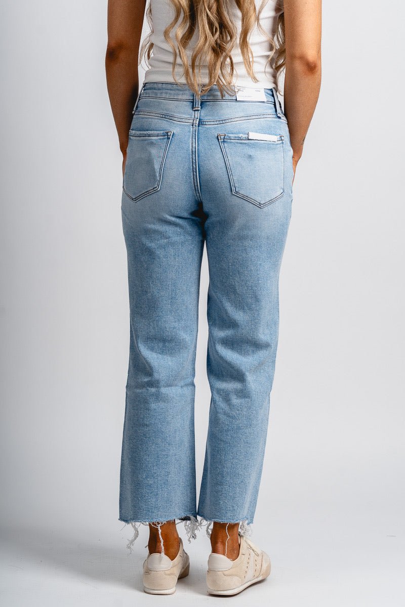 Flying Monkey high rise slim wide leg jeans ezra | Lush Fashion Lounge: boutique women's jeans, fashion jeans for women, affordable fashion jeans, cute boutique jeans