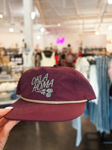 Oklahoma rose hat plum - Trendy Gifts at Lush Fashion Lounge Boutique in Oklahoma City