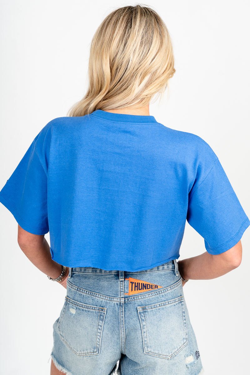 Oklahoma City Thunder track top royal