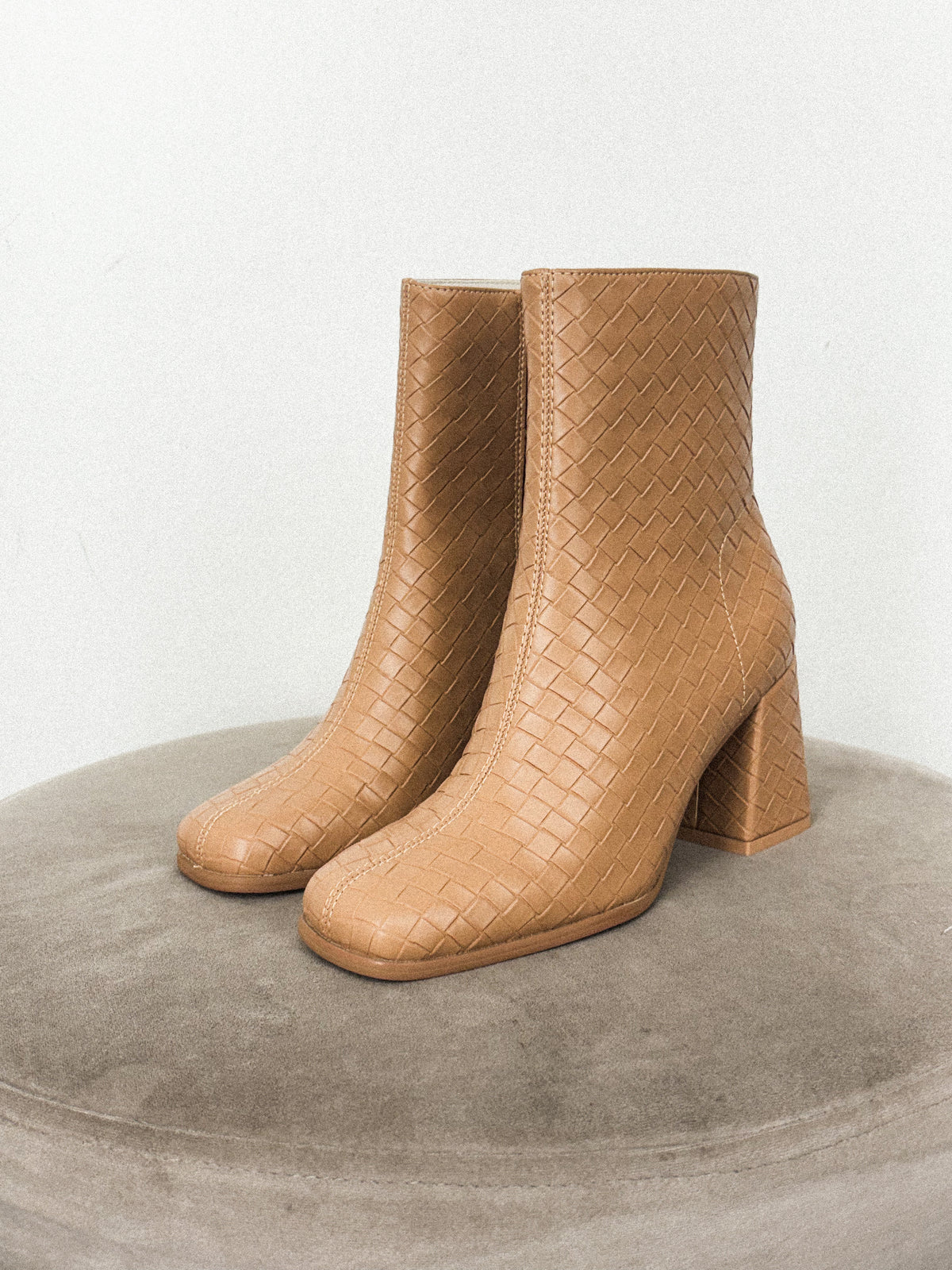 Demi block heel ankle boot camel - Cute Shoes - Trendy Shoes at Lush Fashion Lounge Boutique in Oklahoma City