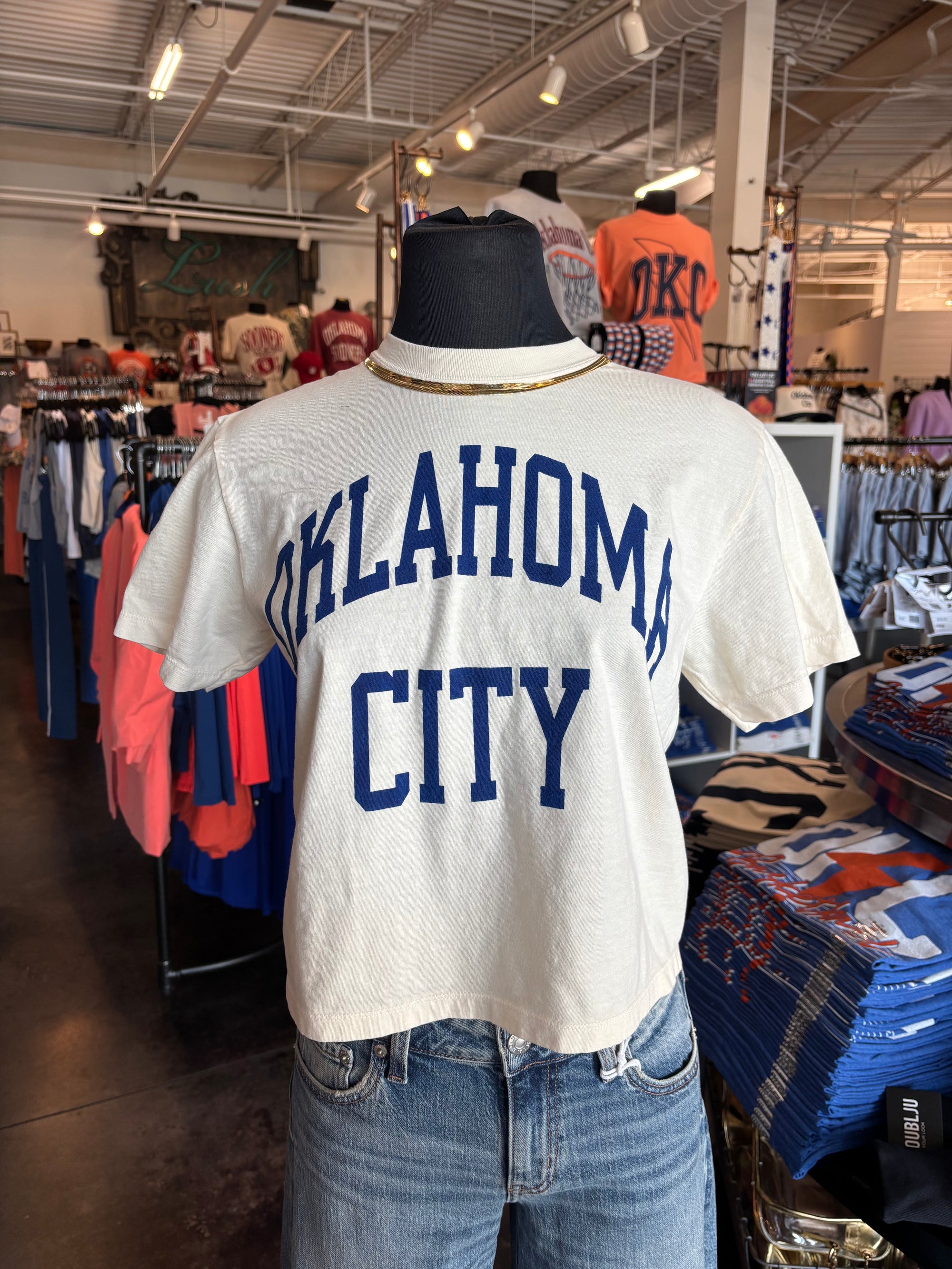 Oklahoma City simple comfort colors crop t-shirt - Trendy OKC Apparel at Lush Fashion Lounge Boutique in Oklahoma City
