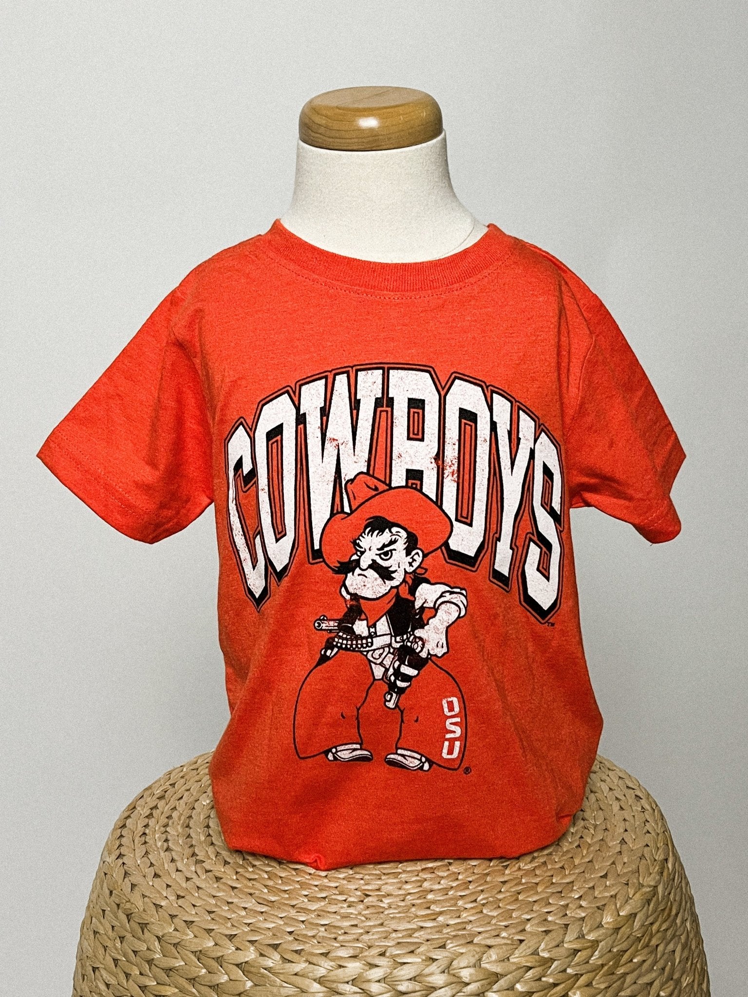 OSU KIDS OSU Cowboys Pete tee orange T-shirt | Lush Fashion Lounge Trendy Oklahoma State Cowboys Apparel & Cute Gameday T-Shirts