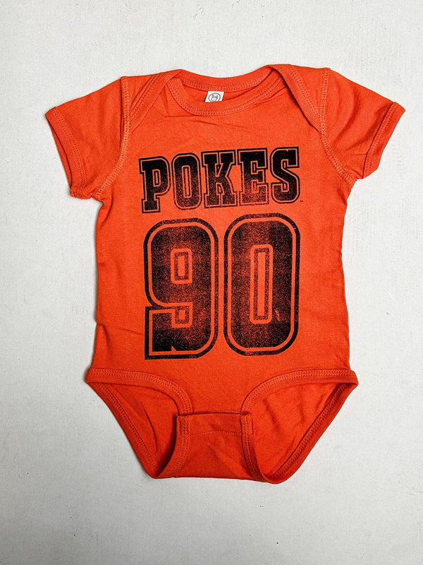 Kids OSU Pokes player onesie orange | Trendy Kids Apparel - Lush ...