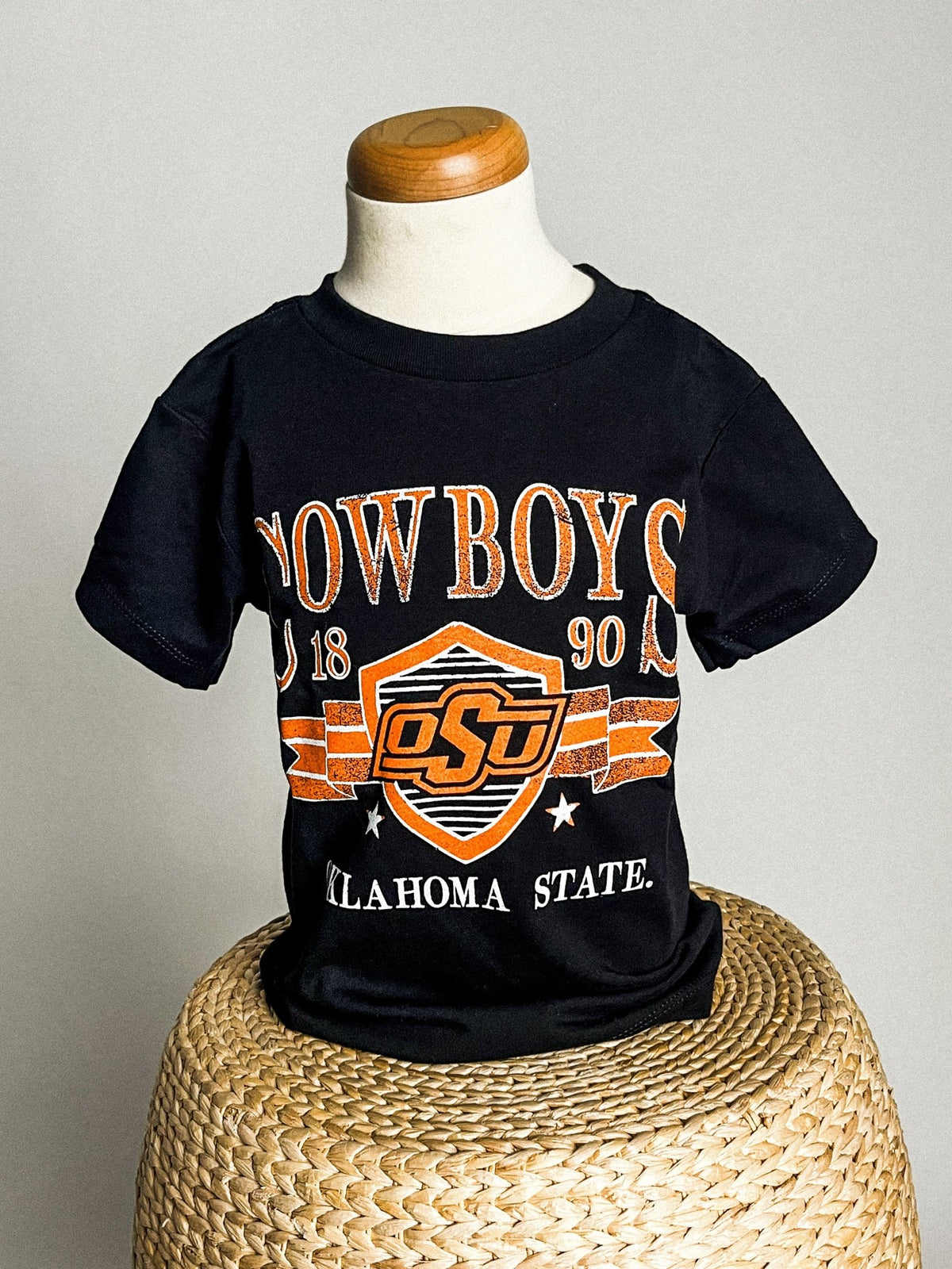 OSU KIDS OSU pep rally t-shirt black T-shirt | Lush Fashion Lounge Trendy Oklahoma State Cowboys Apparel & Cute Gameday T-Shirts