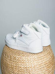 High top sneaker white - Affordable sneakers - Boutique Shoes at Lush Fashion Lounge Boutique in Oklahoma City