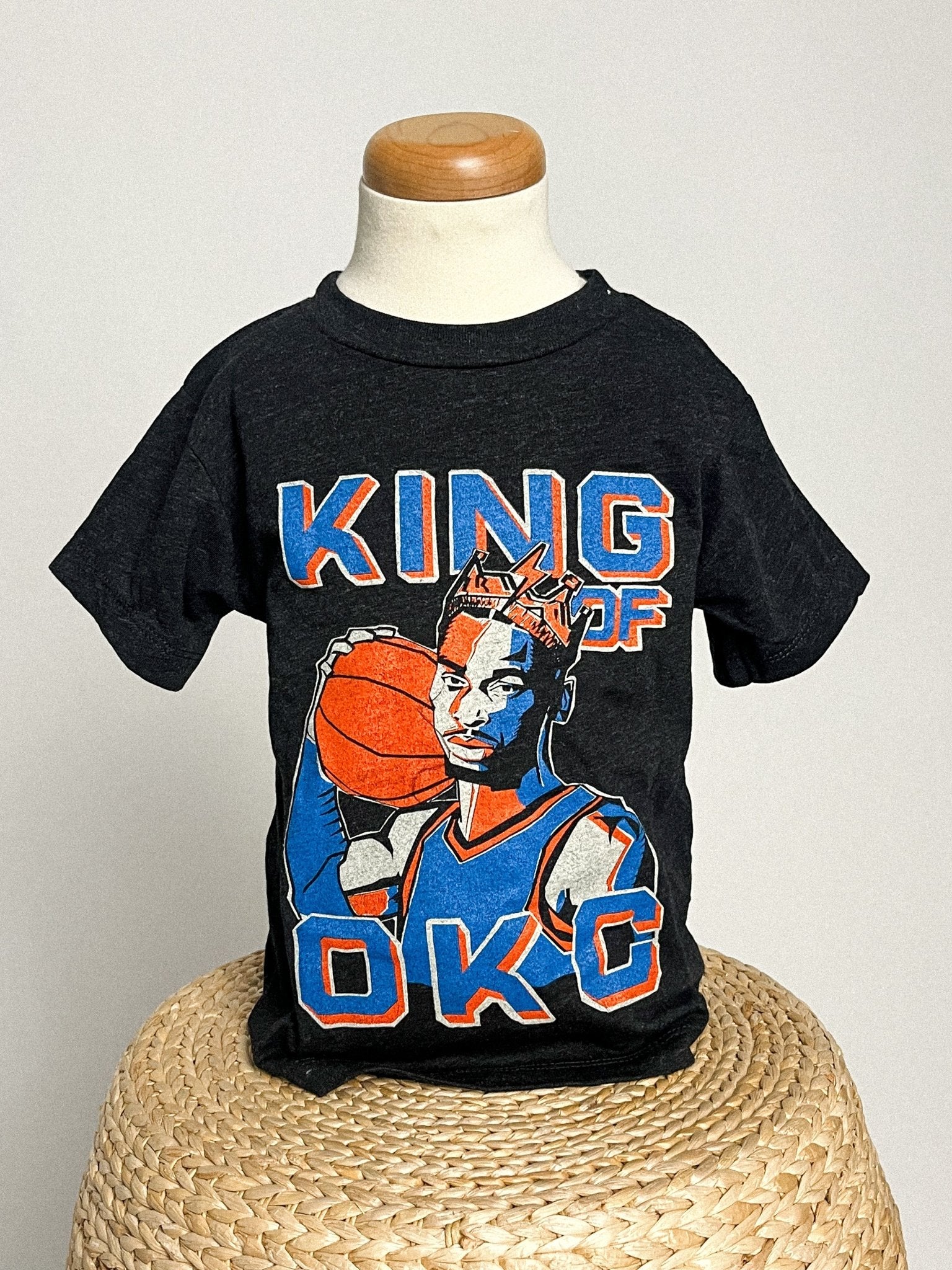 KIDS SGA King of OKC t-shirt black - Stylish T-shirt - Cute Mommy and Me Apparel at Lush Fashion Lounge Boutique in Oklahoma