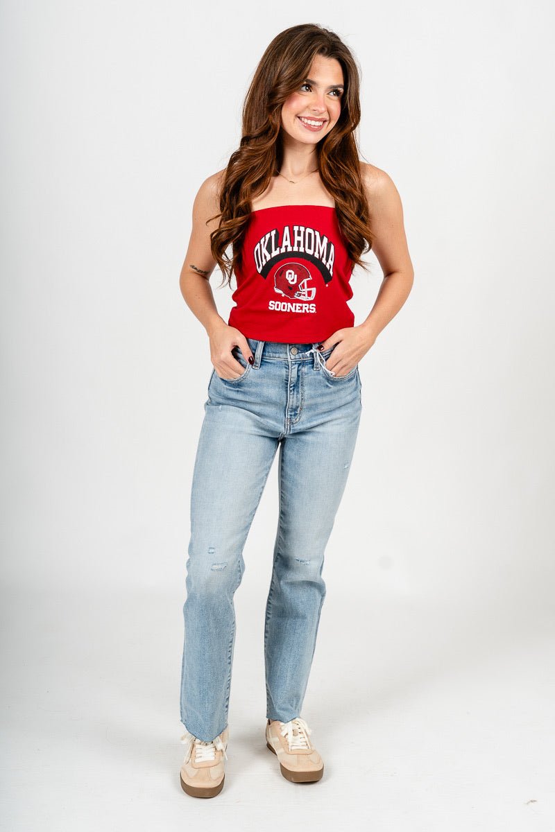 OU Sooners tube top cardinal