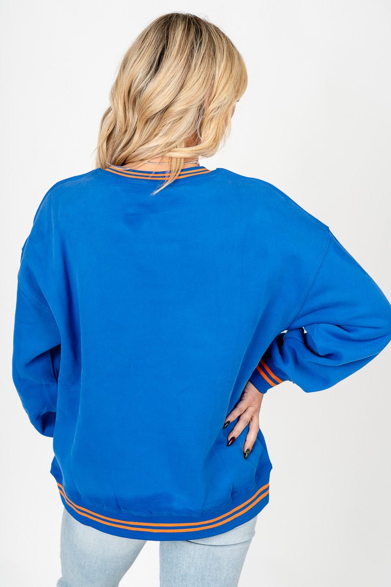 Oklahoma City Thunder heritage sweatshirt royal