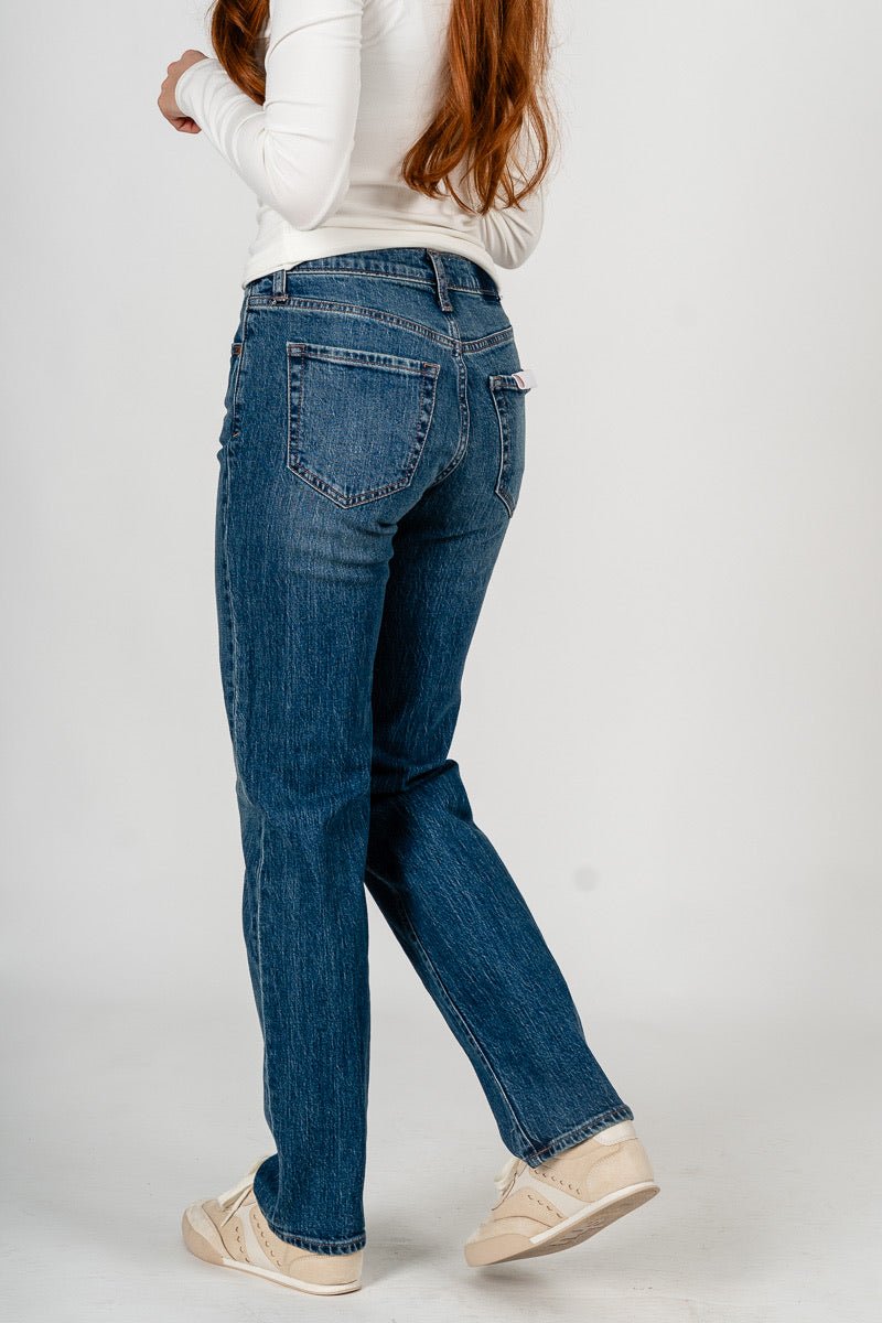 Daze rebel mid rise slim straight jeans surge | Lush Fashion Lounge: boutique women's jeans, fashion jeans for women, affordable fashion jeans, cute boutique jeans