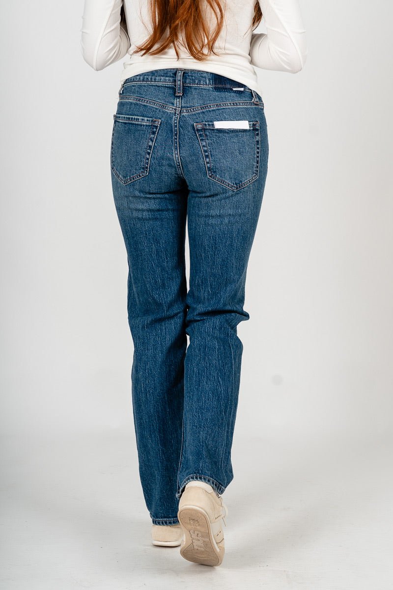Daze rebel mid rise slim straight jeans surge | Lush Fashion Lounge: boutique women's jeans, fashion jeans for women, affordable fashion jeans, cute boutique jeans