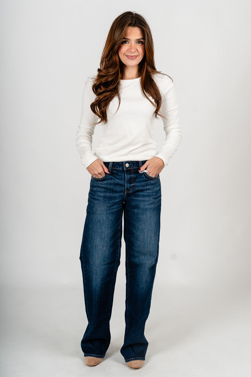 Daze keeper low rise straight jeans authentic