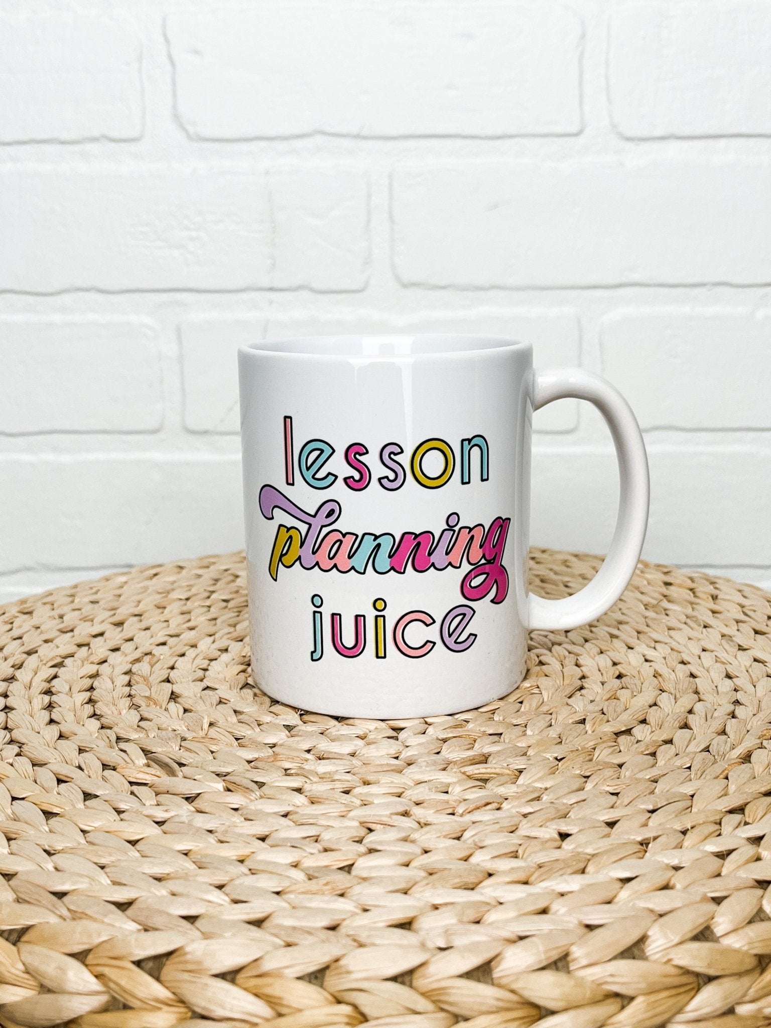 Mugsby lesson planning juice coffee mug - Trendy Tumblers, Mugs and Cups at Lush Fashion Lounge Boutique in Oklahoma City